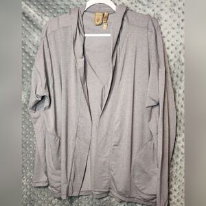 Indygena Akora Hooded Cardigan Jacket With Pockets Size Large